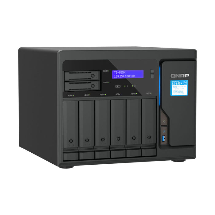 Stocare în Rețea Qnap TS-855X-8G Negru