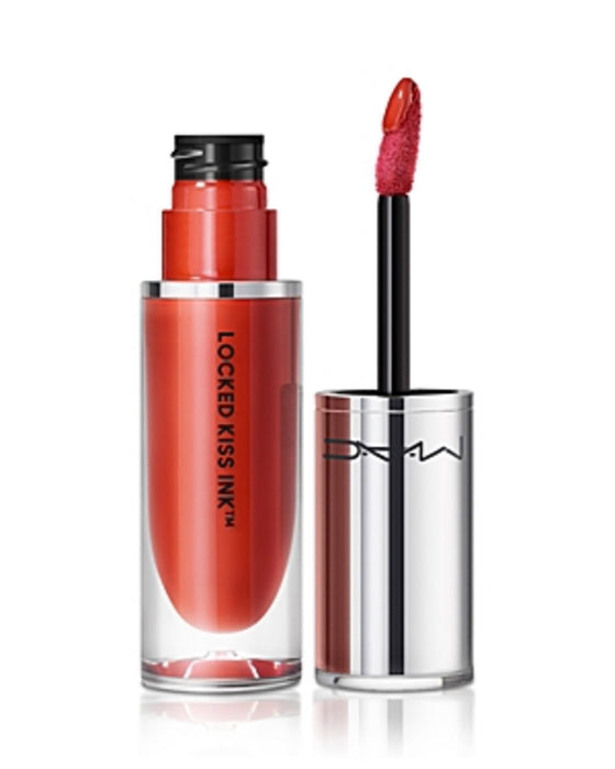 Ruj lichid MAC Locked Kiss 24HR, nuanța 92 Brazen, 4 ml