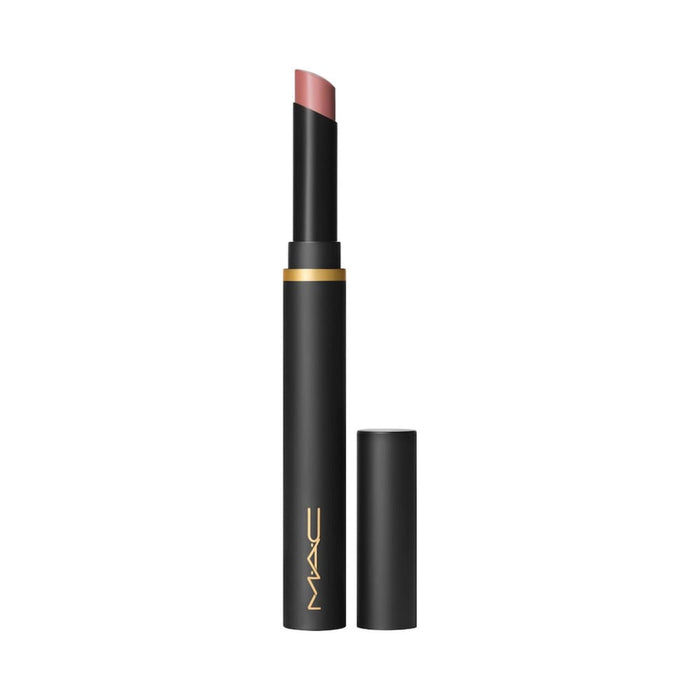 Ruj cremos MAC Powder Kiss Velvet Blur, nuanța 892 Over the Taupe, 2 g