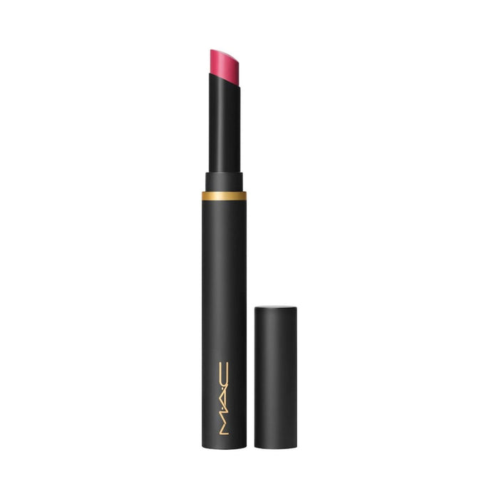 Ruj cremos MAC Powder Kiss Velvet Blur, nuanța 890 Wild Sumac, 2 g