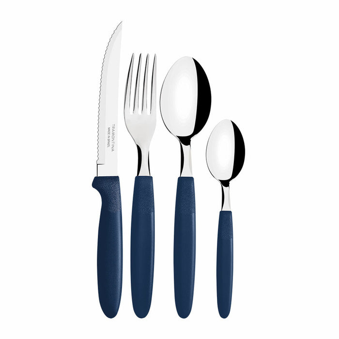 Set de Tacâmuri Tramontina Ipanema Albastru închis Oțel inoxidabil 25 Piese
