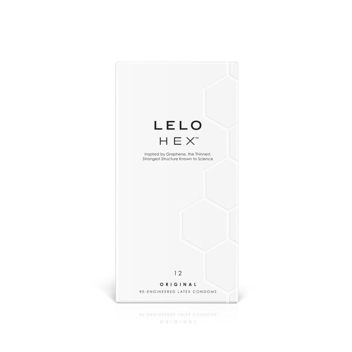 Prezervative lubrifiate, LELO HEX Original, 12 buc
