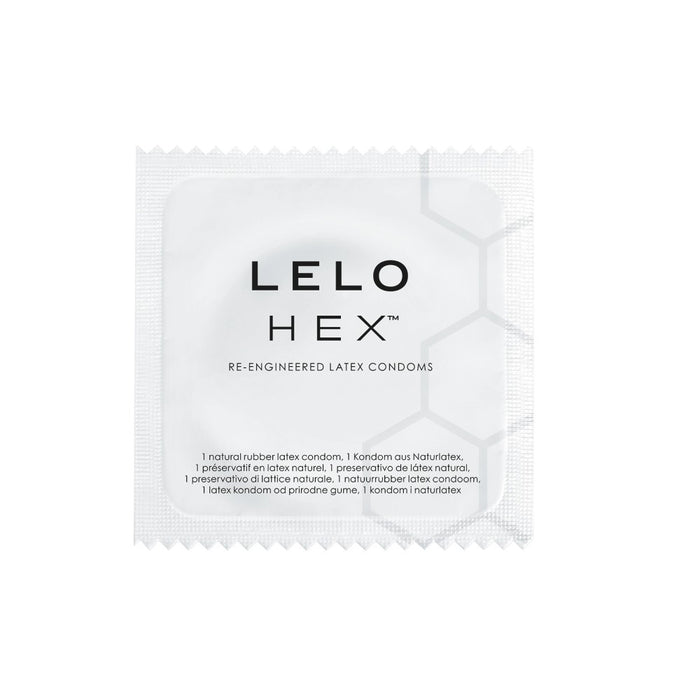 Prezervative lubrifiate, LELO HEX Original, 12 buc