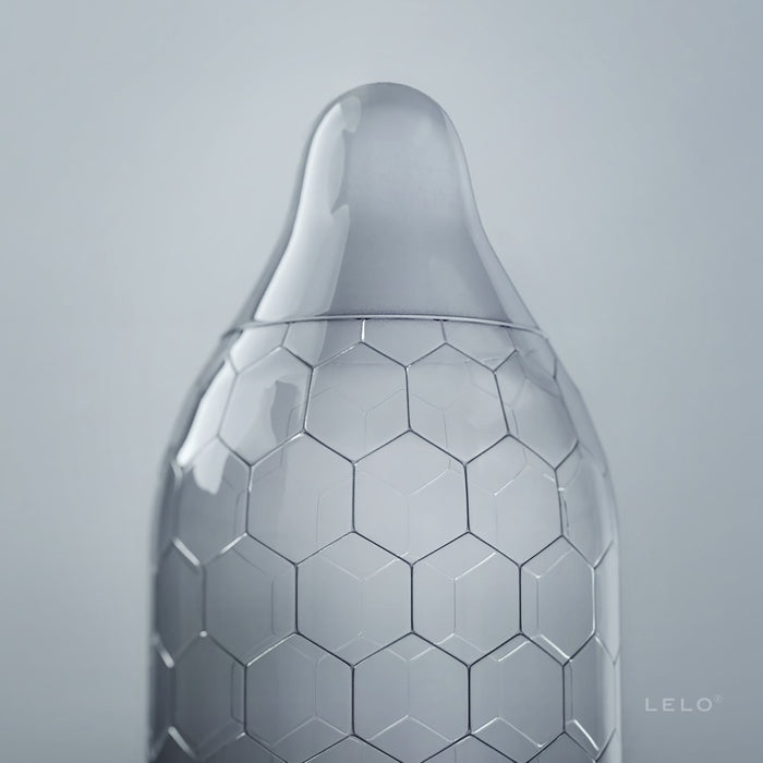 Prezervative lubrifiate, LELO HEX Original, 12 buc