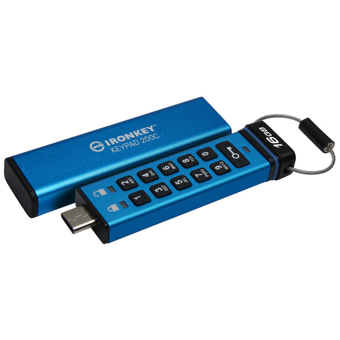 Memorie USB Kingston KP200 Albastru 16 GB