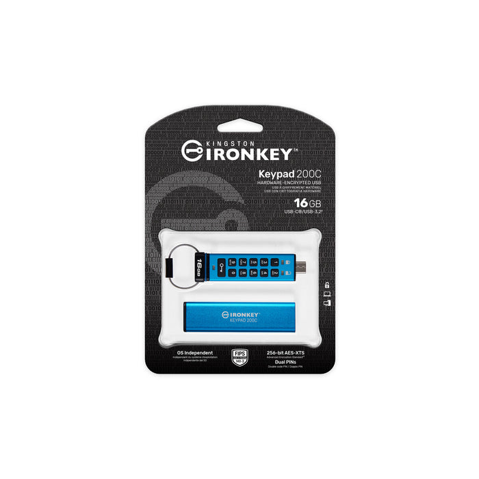 Memorie USB Kingston KP200 Albastru 16 GB