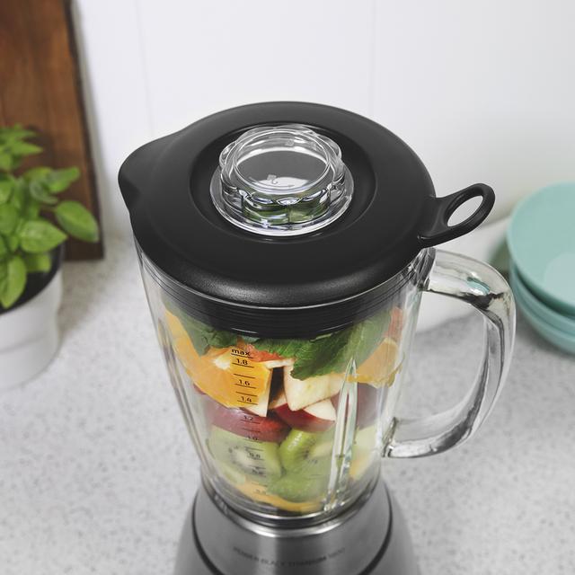 Blender cu cană Cecotec Power Black Titanium 2500MAX, 2500 W, 5 trepte, inox