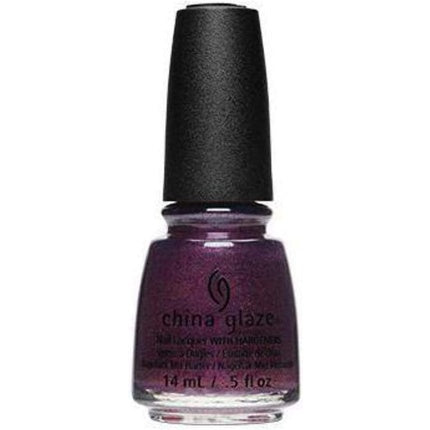 China Glaze, Pay It Fashion Forward, lila cu sclipici, 14 ml
