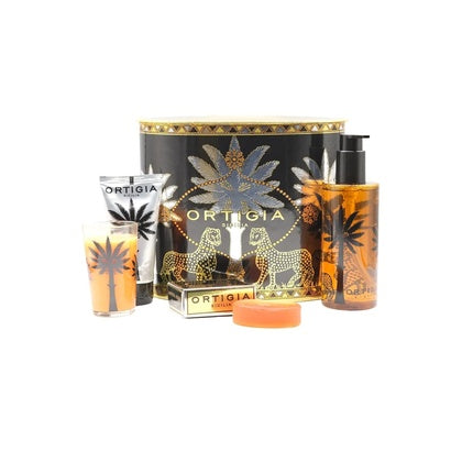 Set Cadou Parfum Ortigia Sicilia Oval Gift Box Amber Black