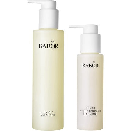 Set curățare facială, Babor, Hy-Oil Cleanser și Booster, calmant