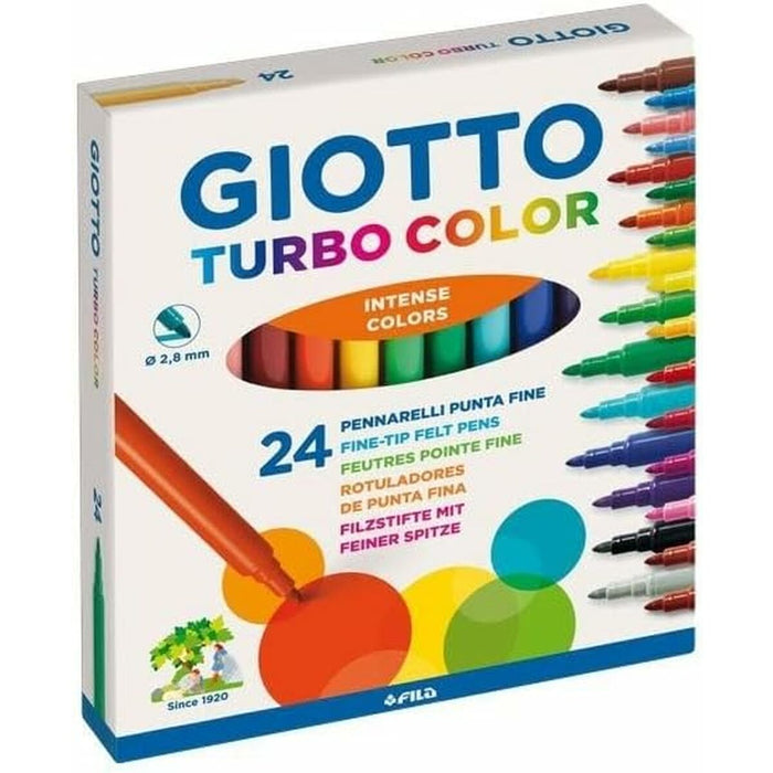 Set de Carioci Giotto Turbo Color Multicolor (5 Unități)