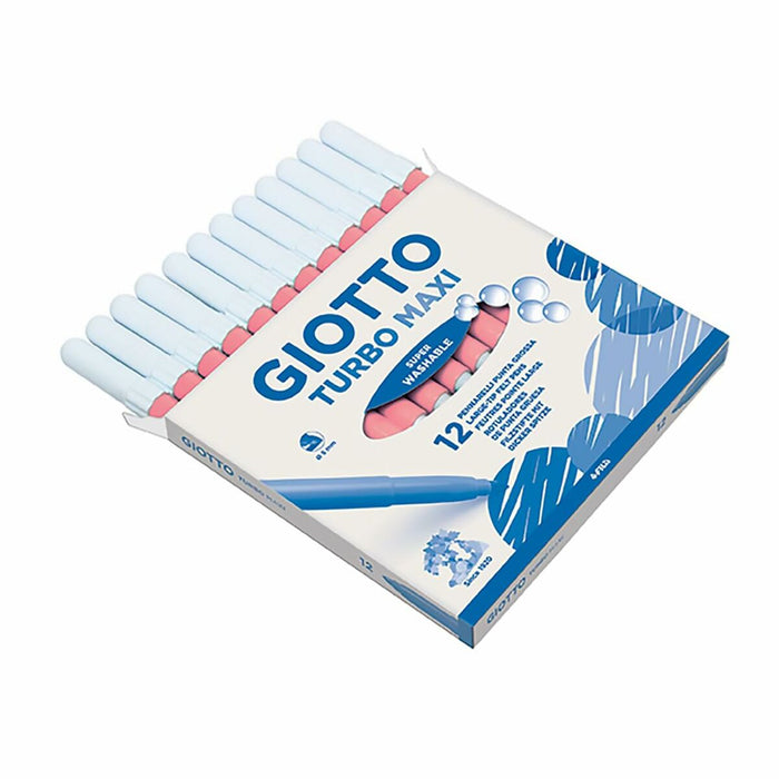 Set de Carioci Giotto Turbo Maxi Roz (5 Unități)