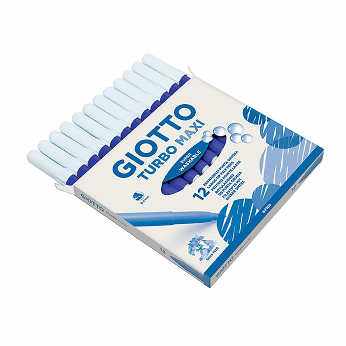 Set de Carioci Giotto Turbo Maxi Albastru (5 Unități)