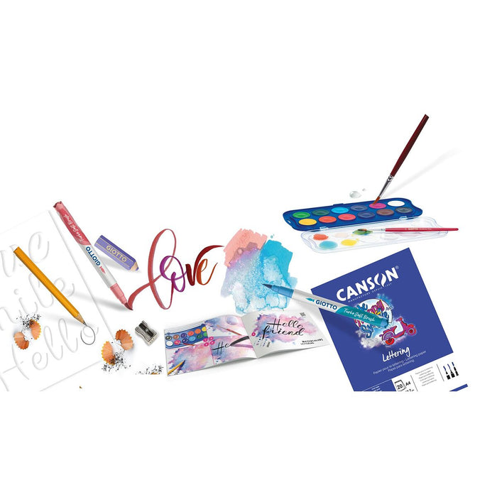Set pentru desen Giotto Art Lab Fancy Lettering 45 Piese Multicolor