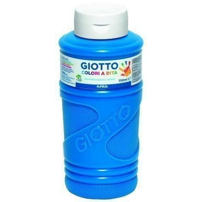 Vopsea pentru pictură cu degetele Giotto Albastru 750 ml (6 Unități)