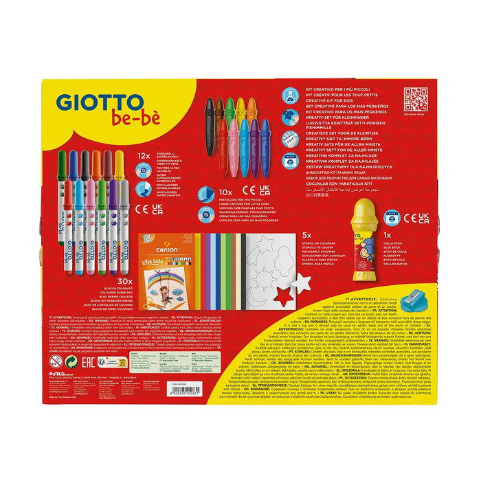 Desene pentru colorat Giotto Multicolor 58 Piese