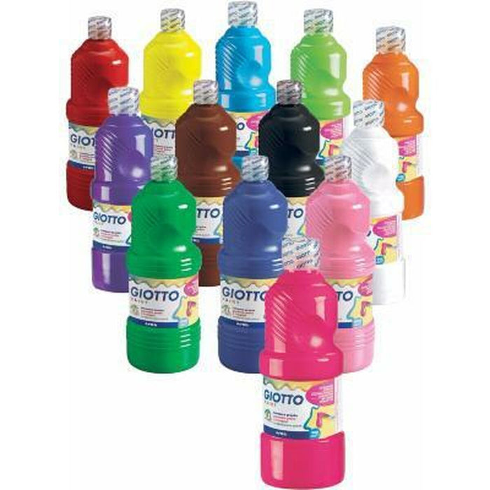 Tempera Giotto   Alb 500 ml (6 Unități)
