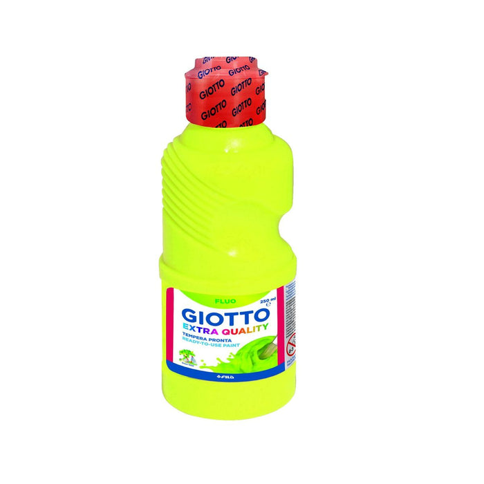 Tempera Giotto   Galben 250 ml (8 Unități)