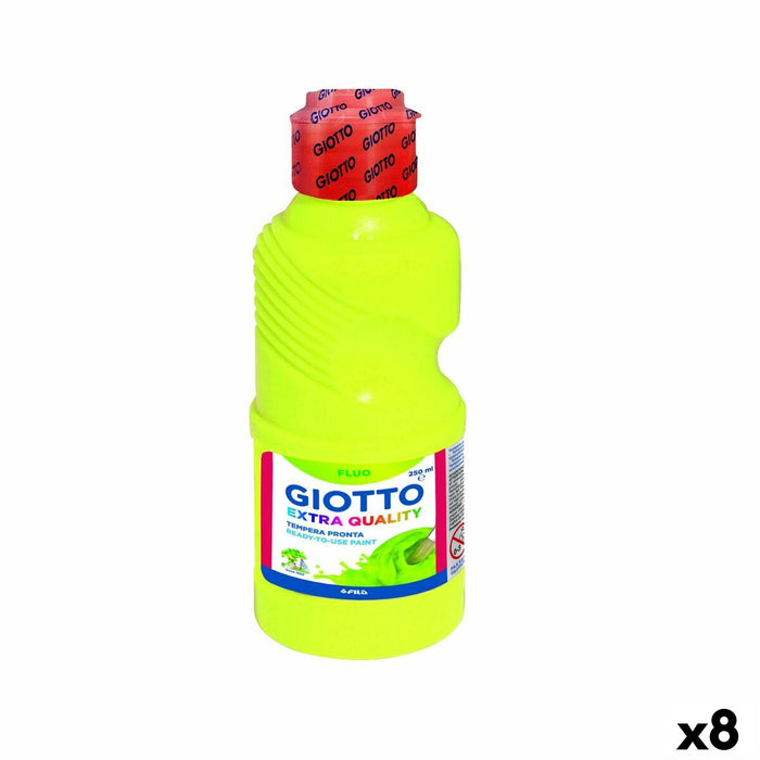 Tempera Giotto   Galben 250 ml (8 Unități)
