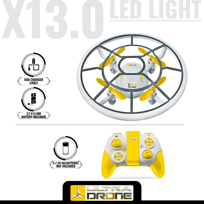 Dronă Teleghidată Mondo Ultradrone X13 Lumină LED