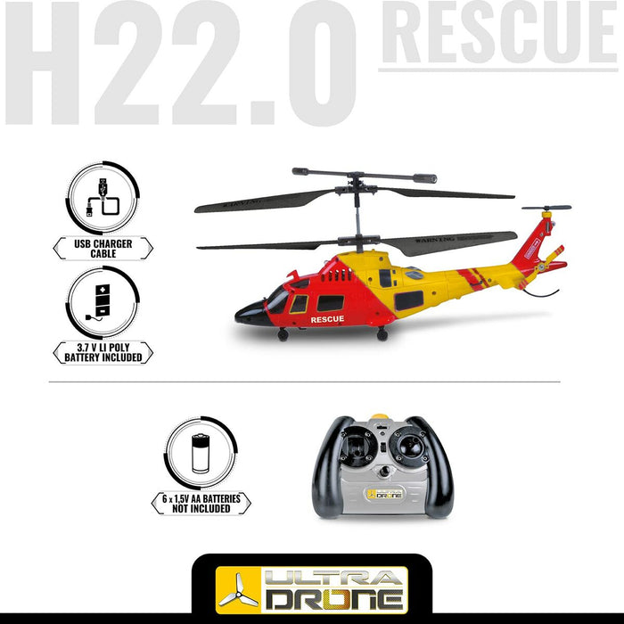 Elicopter Controlat de Radio Mondo Ultradrone H22 Rescue