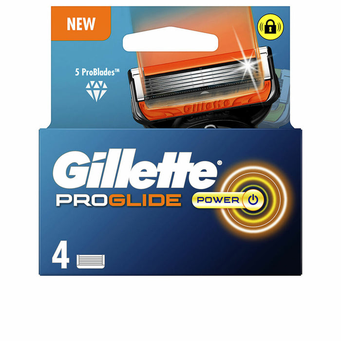 Lamă de Ras Gillette Fusion Proglide Power (4 Unități)