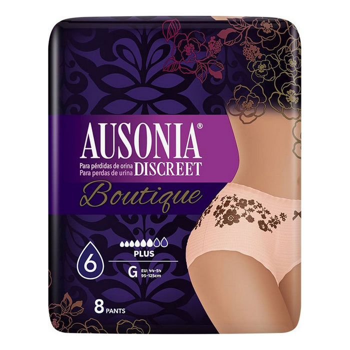 Absorbante pentru Incontinenţă Ausonia Discreet Boutique Mare (8 uds)