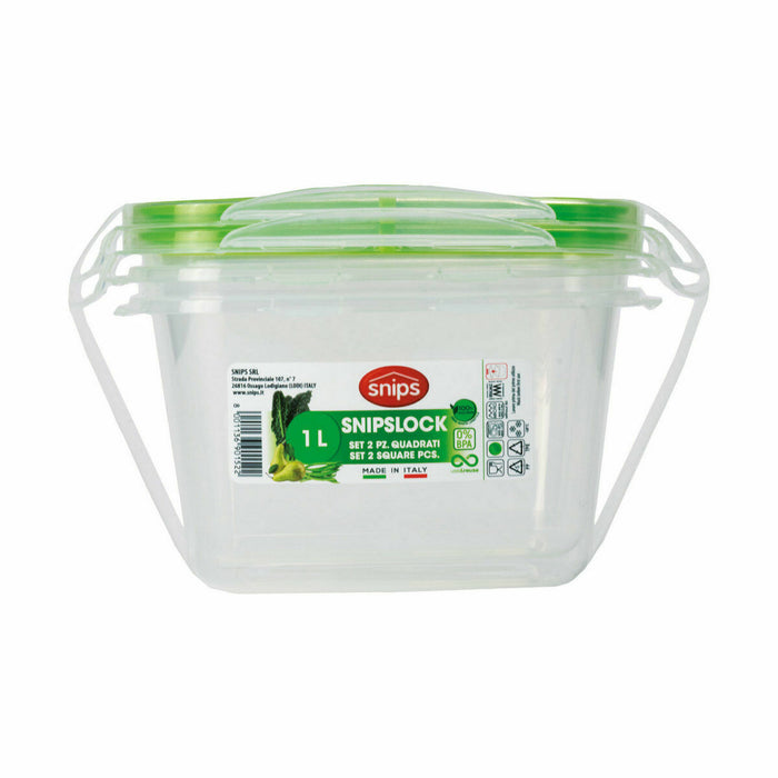 Cutie pentru Prânz Snips Închidere ermetică 1 L (12 Unități)