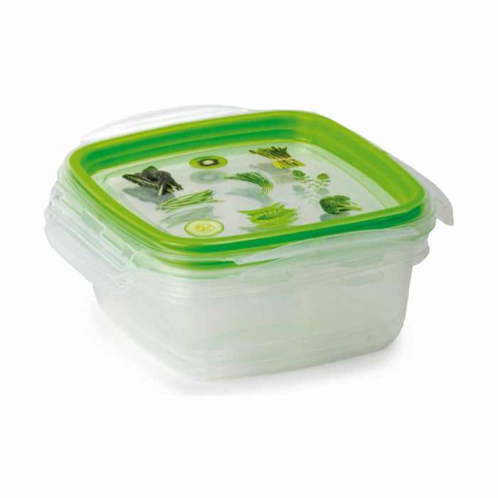 Cutie pentru Prânz Snips 500 ml Închidere ermetică 14,7 x 14,7 x 7 cm (2 Unități)