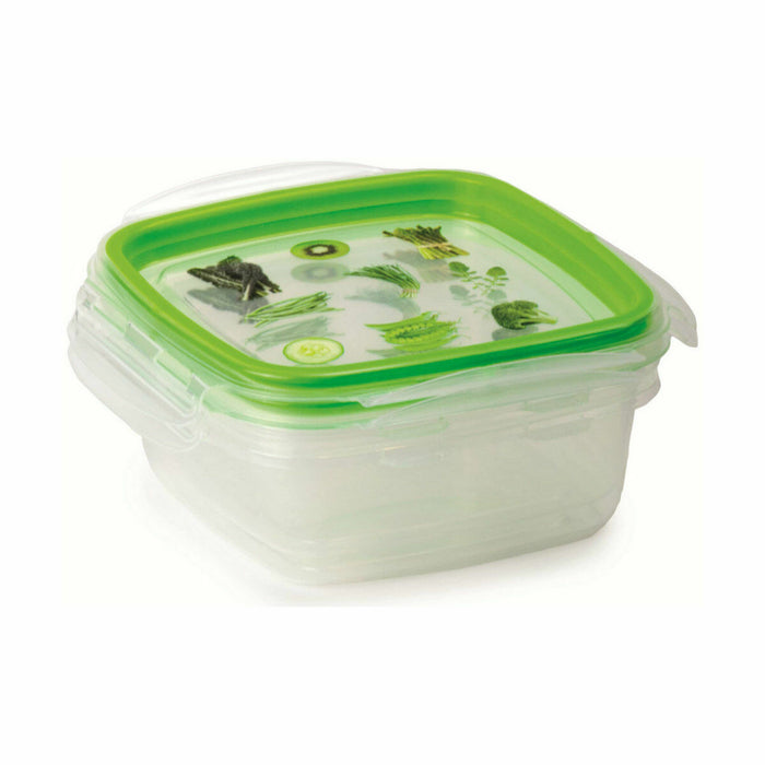 Cutie pentru Prânz Snips 500 ml Închidere ermetică 14,7 x 14,7 x 7 cm (2 Unități)
