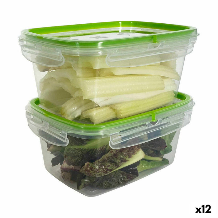 Cutie pentru Prânz Snips Închidere ermetică 1,2 L Dreptunghiular (12 Unități)