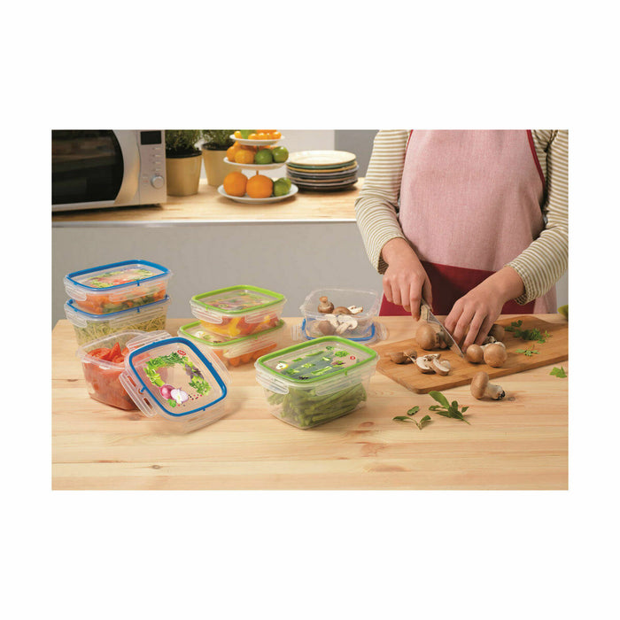 Cutie pentru Prânz Snips Închidere ermetică 1,2 L Dreptunghiular (12 Unități)