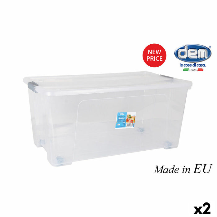 Cutie Multifuncțională Dem Kira 61 L 68 x 40 x 31 cm (2 Unități)