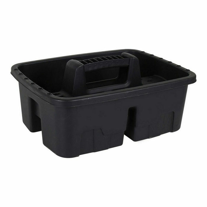 Organizator de scule Dem Brico Tavă Negru 38,5 x 29,5, x 17 cm (6 Unități)