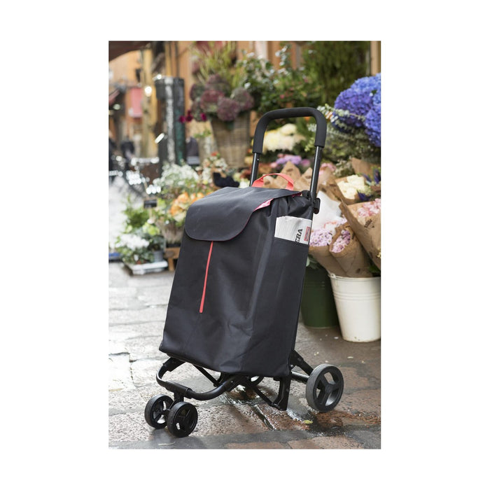 Cărucior de cumpărături Gimi Twin Urban Negru 50 L (39 x 52 x 95 cm)