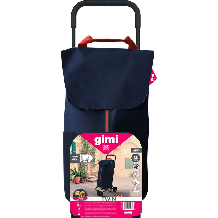 Cărucior de cumpărături Vileda 41 x 53 x 92 cm Albastru 56 L