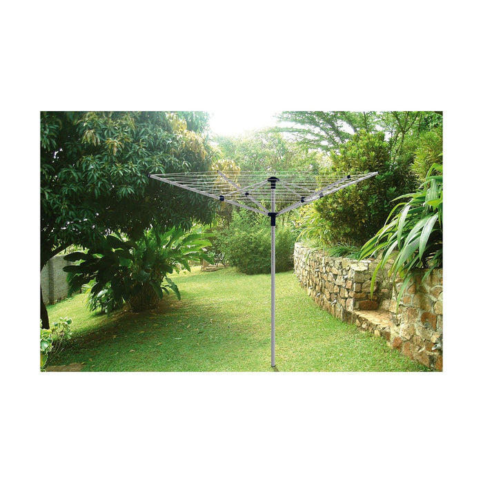 Suport de întins rufe Gimi Garden Aluminiu (180 x 180 x 187 cm)