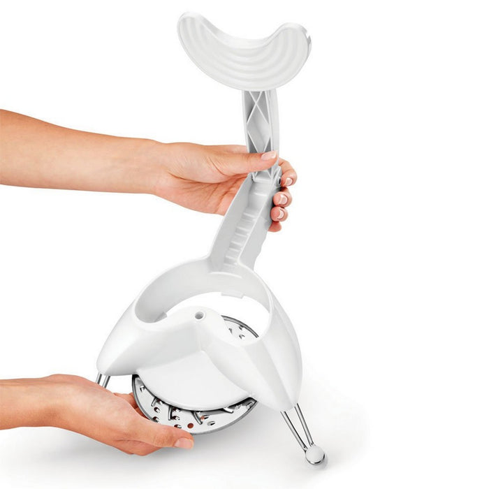 Răzuitoare Metaltex Picioare Alb Oțel inoxidabil (Ø 24 cm)