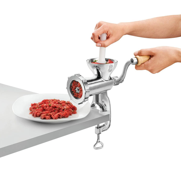 Mașină de tocat carne Metaltex Mare 3 în 1 Mâner de manivelă