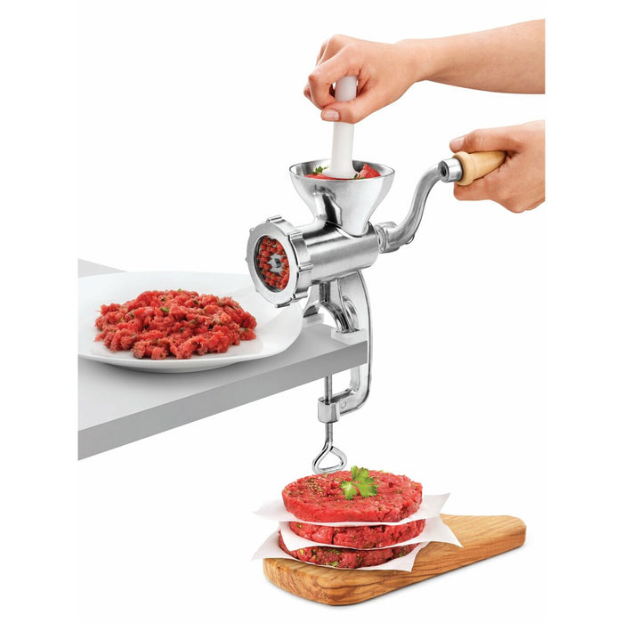 Mașină de tocat carne Metaltex Mare 3 în 1 Mâner de manivelă
