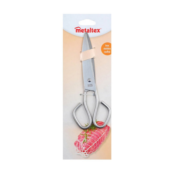 Foarfeci Metaltex Bucătărie Oțel inoxidabil Cromat (18 cm)