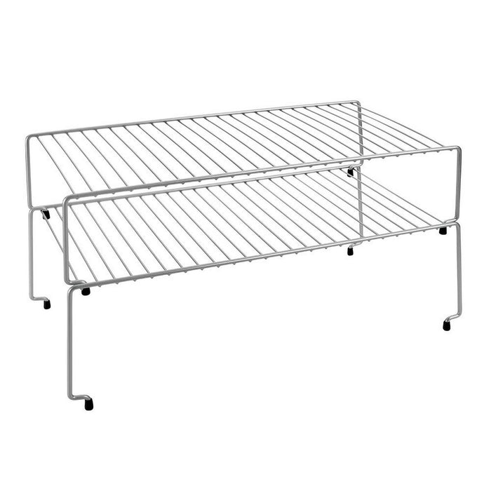 Rafturi Metaltex Sky Bucătărie Stivuibil Metal 2 Piese (48 x 33 x 24 cm)