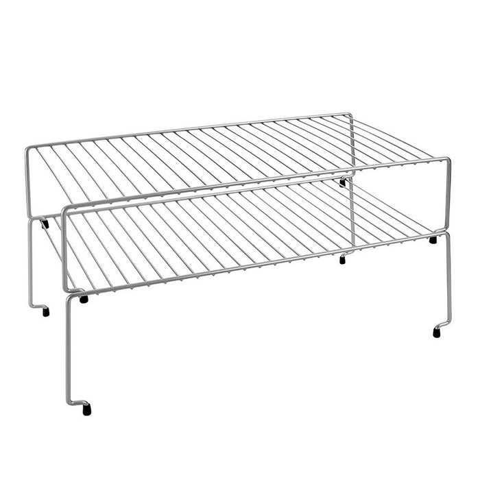 Rafturi Metaltex Sky Bucătărie Stivuibil Metal 2 Piese (48 x 33 x 24 cm)
