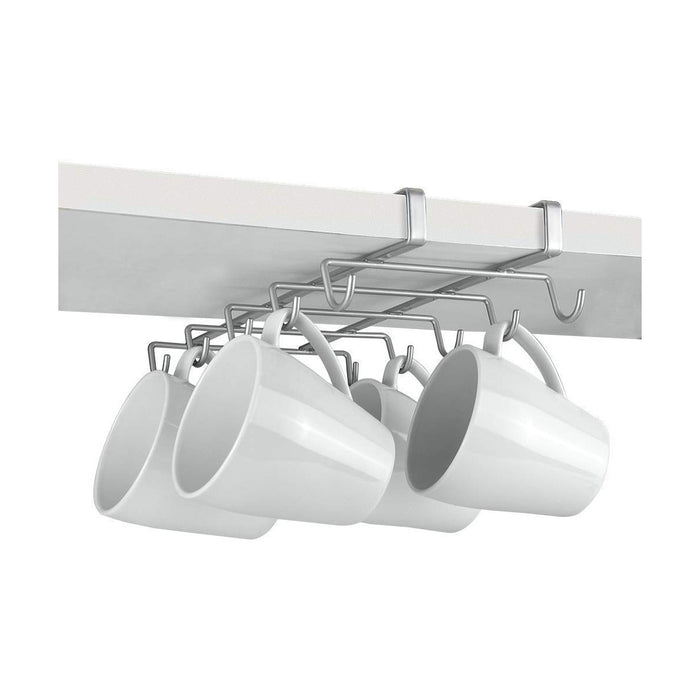 Suport cu cârlige pentru cești Metaltex (28 x 14 x 6 cm)