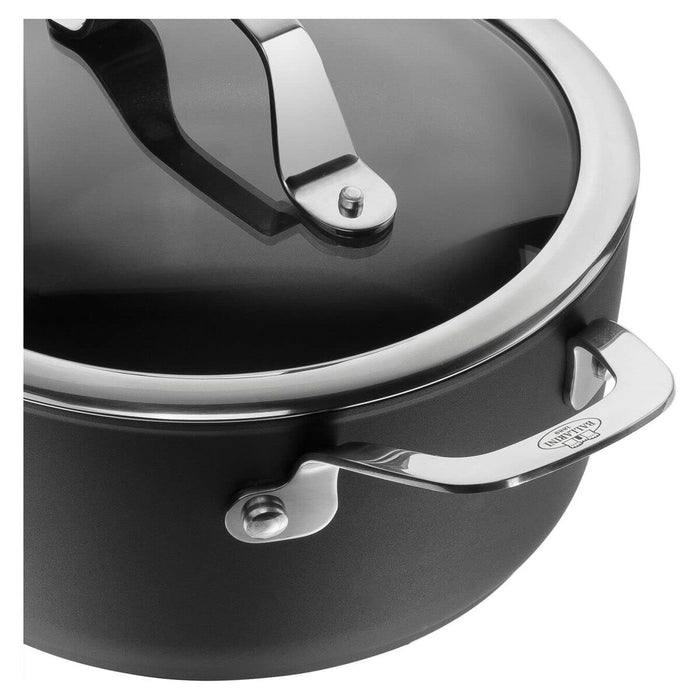 Oală cu capac Ballarini Alba 2,7 L Negru Titaniu Argintiu Oțel inoxidabil Aluminiu Ø 20 cm 22 x 14 x 8 cm