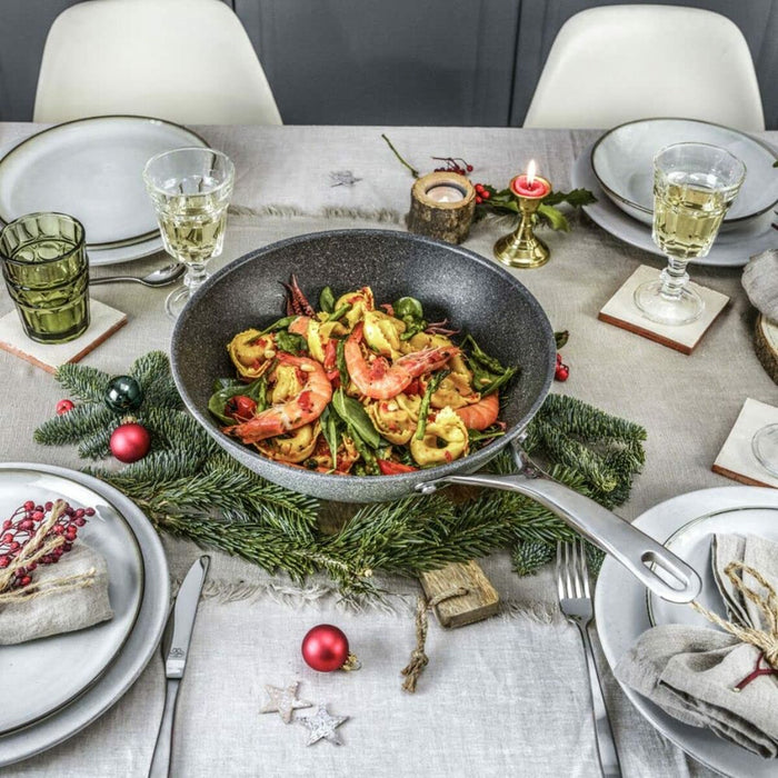 Tigaie Wok Ballarini 75002-815-0 Antracit Oțel inoxidabil Aluminiu Ø 30 cm (1 Unități)