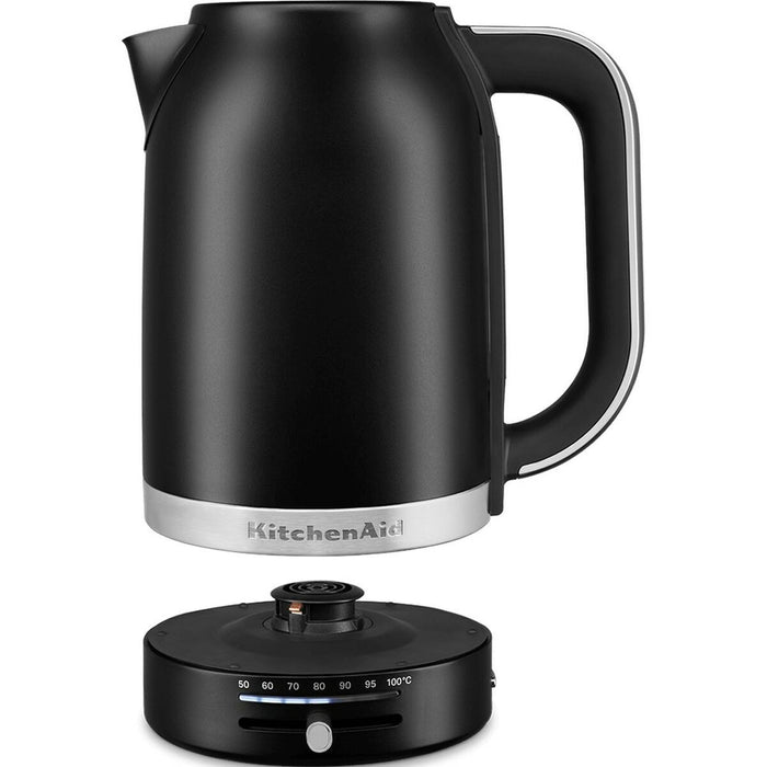Fierbător KitchenAid 5KEK1701EBM Negru plástico,acero inoxidable 2400 W 1,7 L (1 Unități)