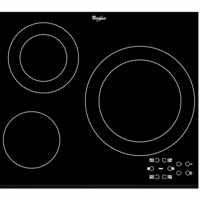 Plită vitroceramică Whirlpool Corporation AKT807BF 58 cm 5600 W