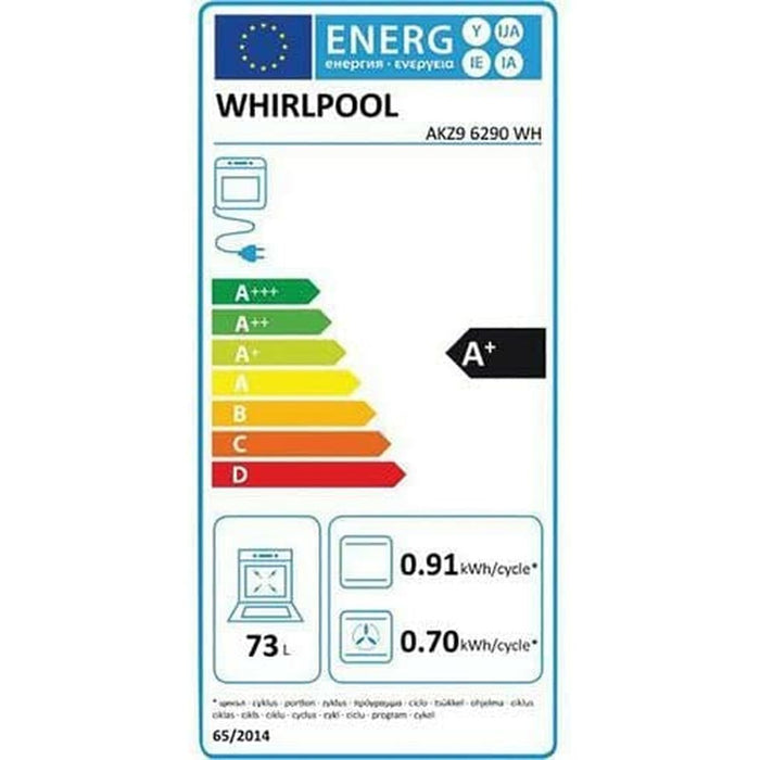 Cuptor Pirolitic Whirlpool Corporation AKZ9 6290 WH 3650 W 73 L