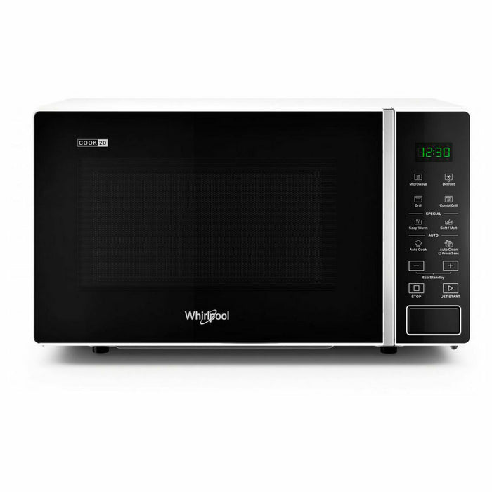 Cuptor cu microunde cu Grill Whirlpool Corporation MWP 203 W Alb 700 W 20 L